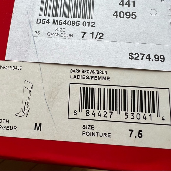 NWB Guess Leather Taupe Over the Knee Boots - Picture 5 of 6